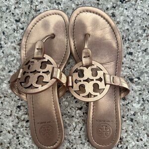 Tory Burch millers size 6 rose gold
